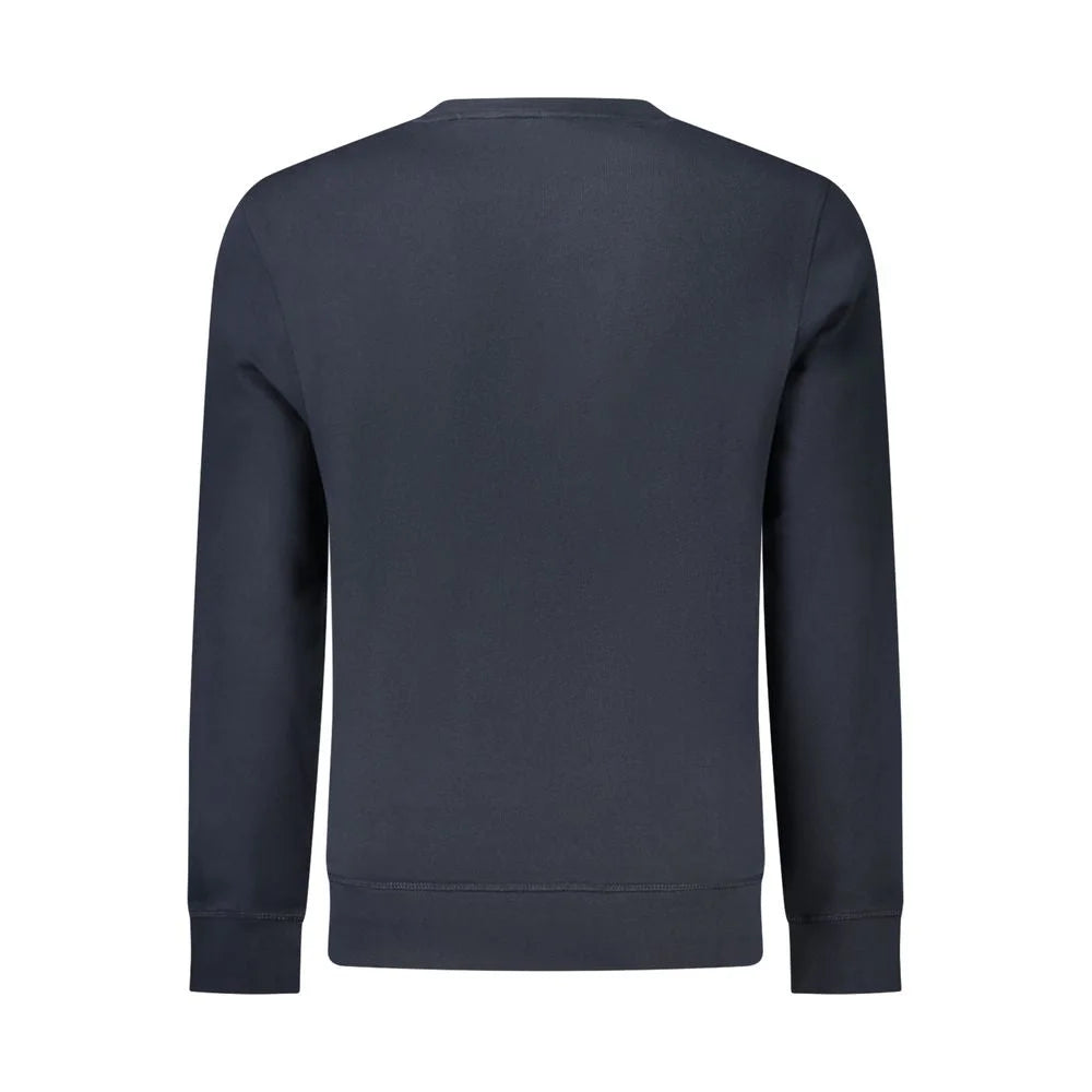 Hugo Boss Blue Cotton Sweatshirt