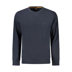 Hugo Boss Blue Cotton Sweatshirt