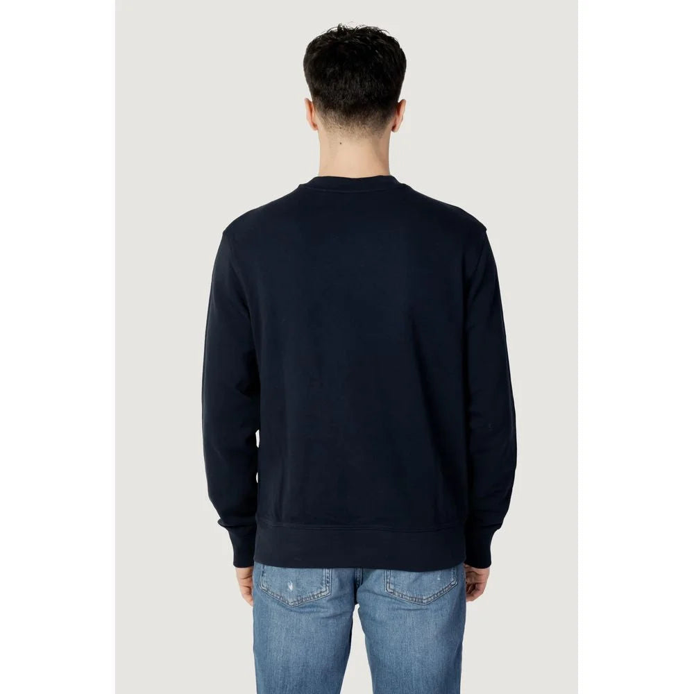 Hugo Boss Blue Cotton Sweatshirt - Sweatshirts