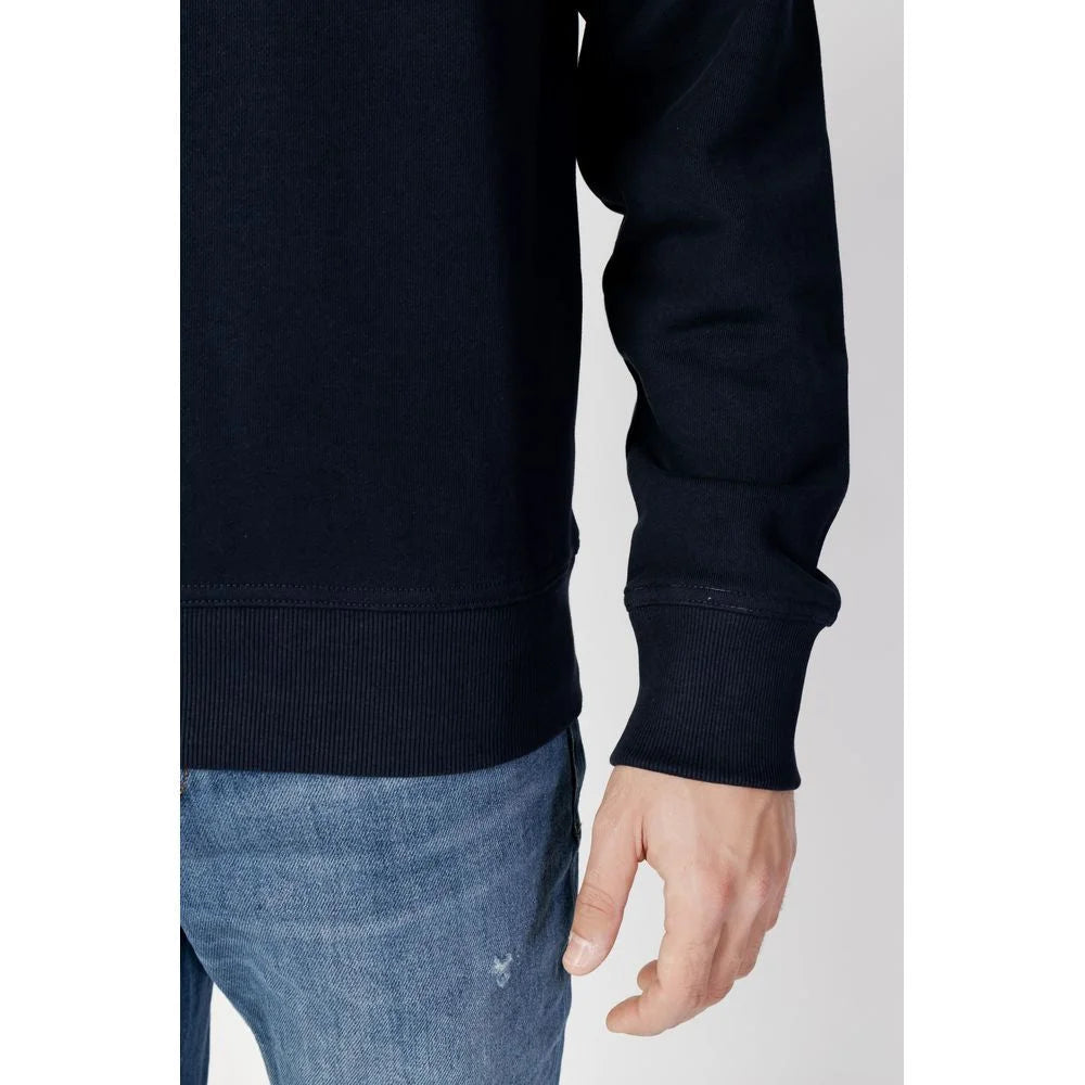 Hugo Boss Blue Cotton Sweatshirt - Sweatshirts