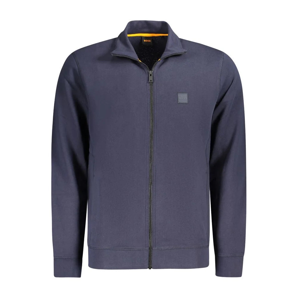 Hugo Boss Blue Cotton Sweatshirt - XL