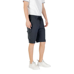 Hugo Boss Blue Polyester Bermuda