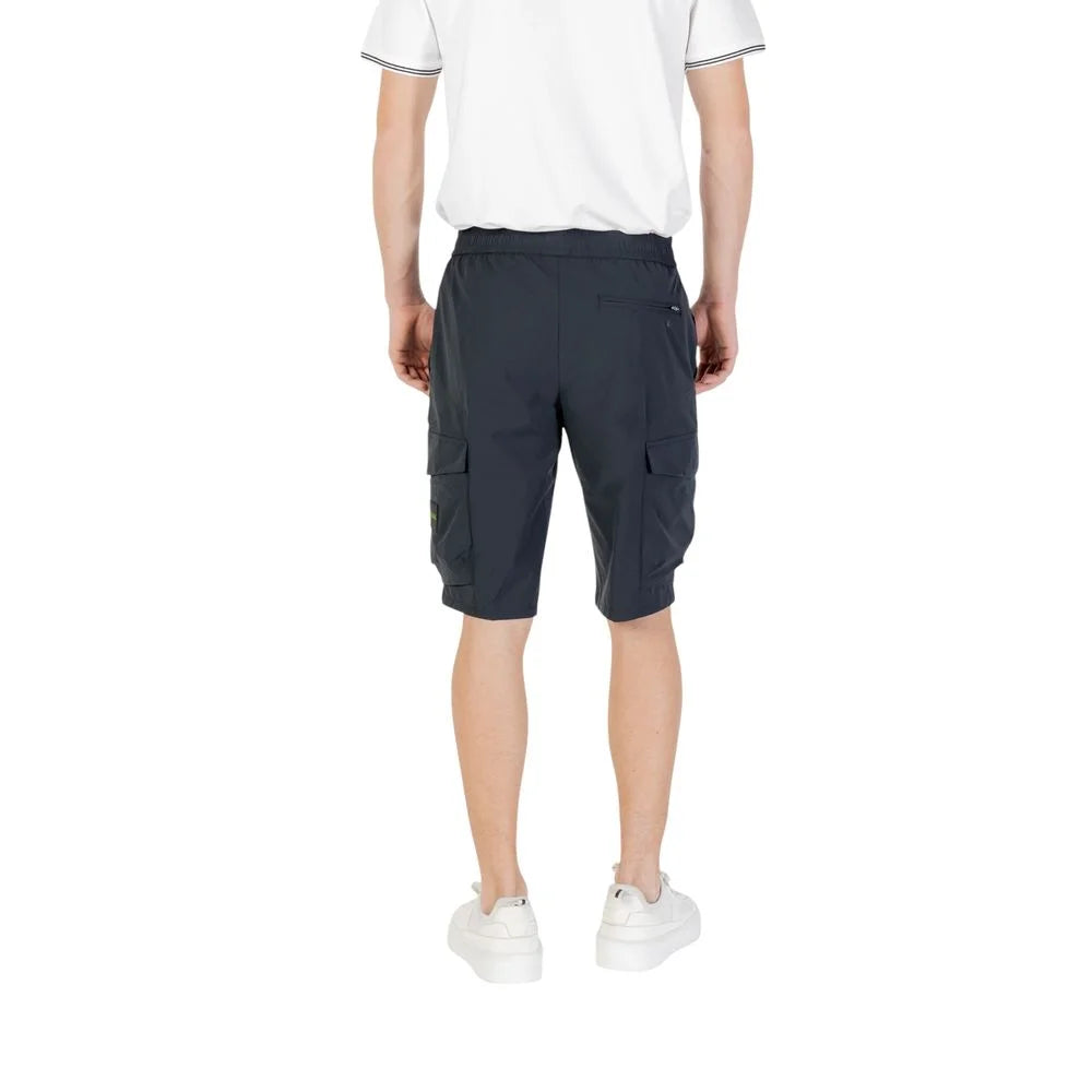Hugo Boss Blue Polyester Bermuda