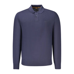 Hugo Boss Blue Wool Mens Sweater - XL