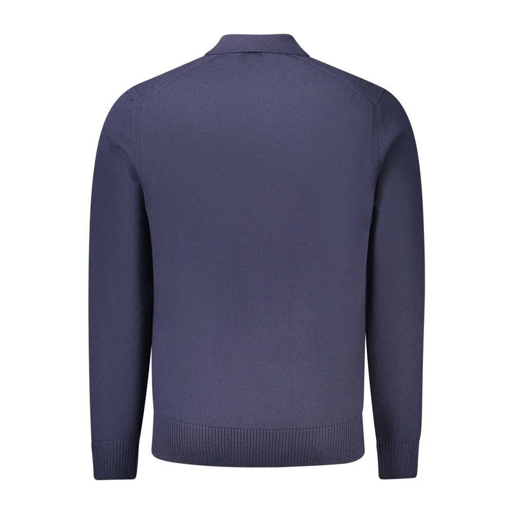 Hugo Boss Blue Wool Mens Sweater - XL