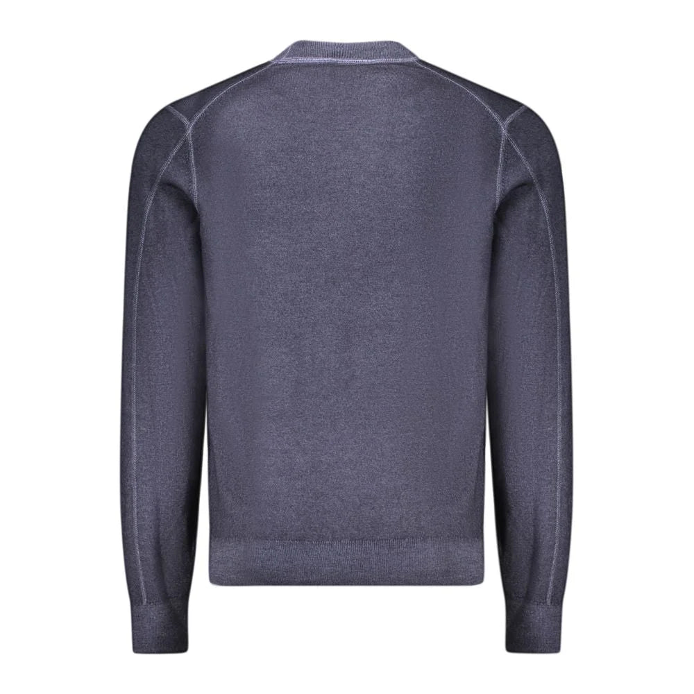 Hugo Boss Blue Wool Sweater - XXL - Sweaters