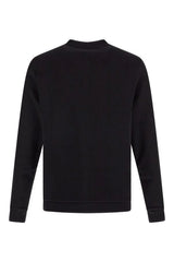 Hugo Boss Elegant Black Cotton Round Neck Sweatshirt - Sweatshirts