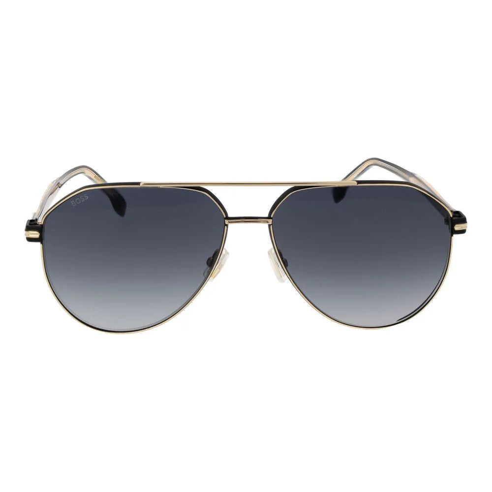 Hugo Boss Gold Acetate & Metal Sunglasses