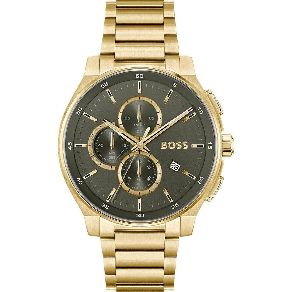 Hugo Boss Gold Stainless Steel Dress Watch
