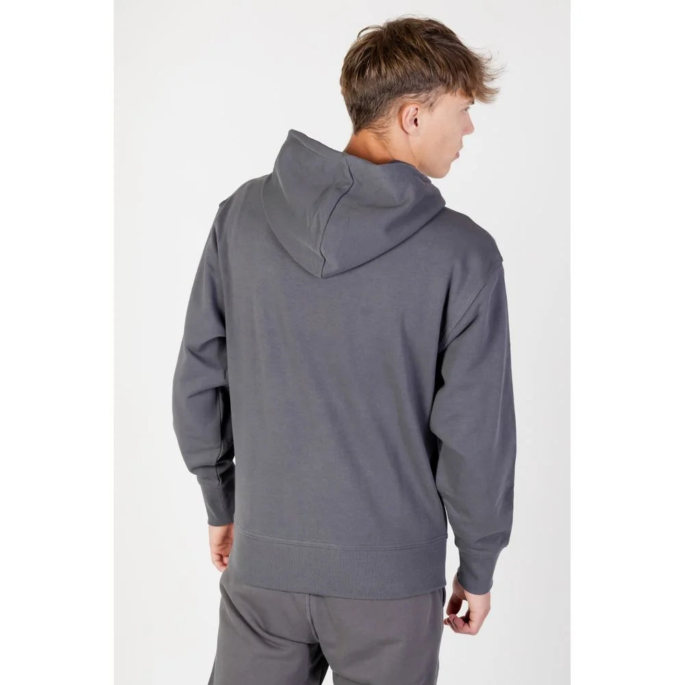Hugo Boss Gray Cotton Hoody - IT44 | S