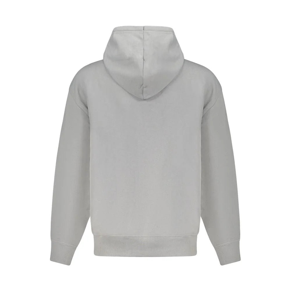 Hugo Boss Gray Cotton Men Sweater - Hoodies