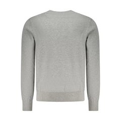 Hugo Boss Gray Cotton Sweater