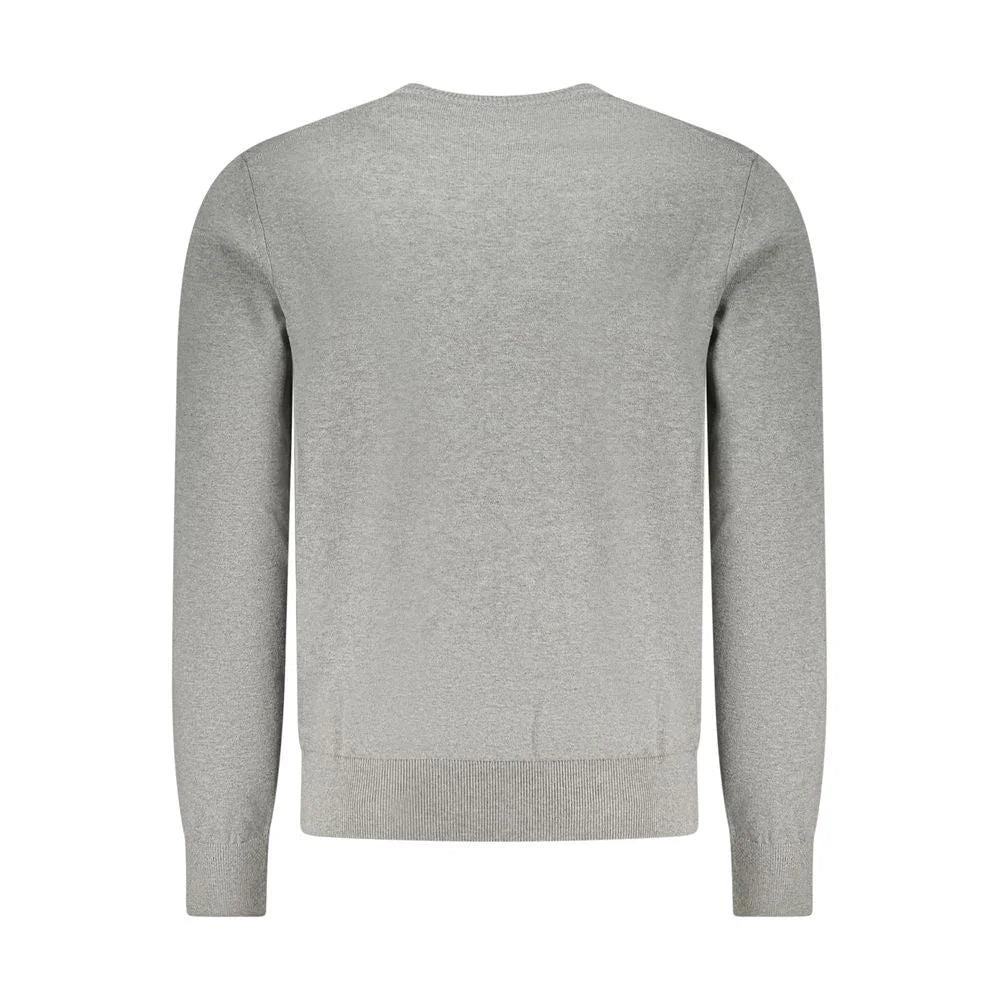Hugo Boss Gray Cotton Sweater - XL