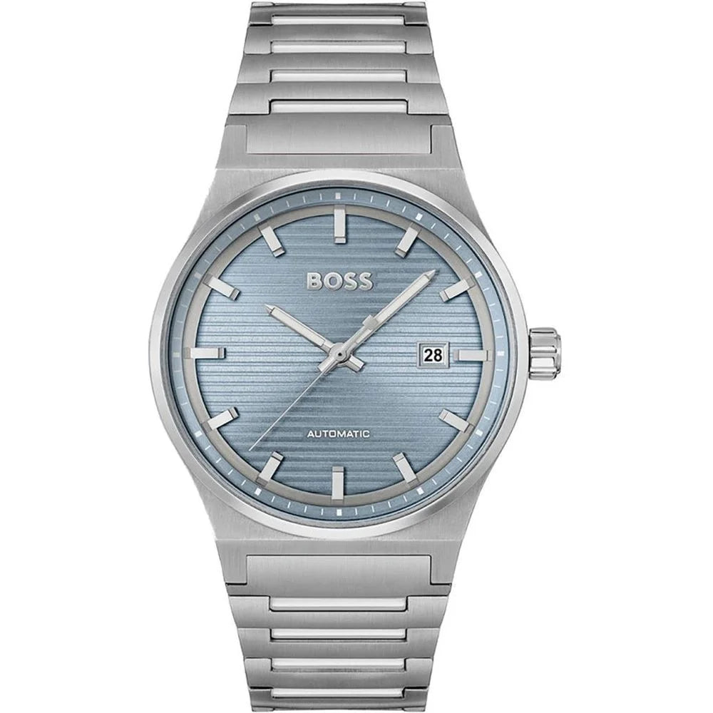 Hugo Boss Gray Stainless Steel Dress Watch