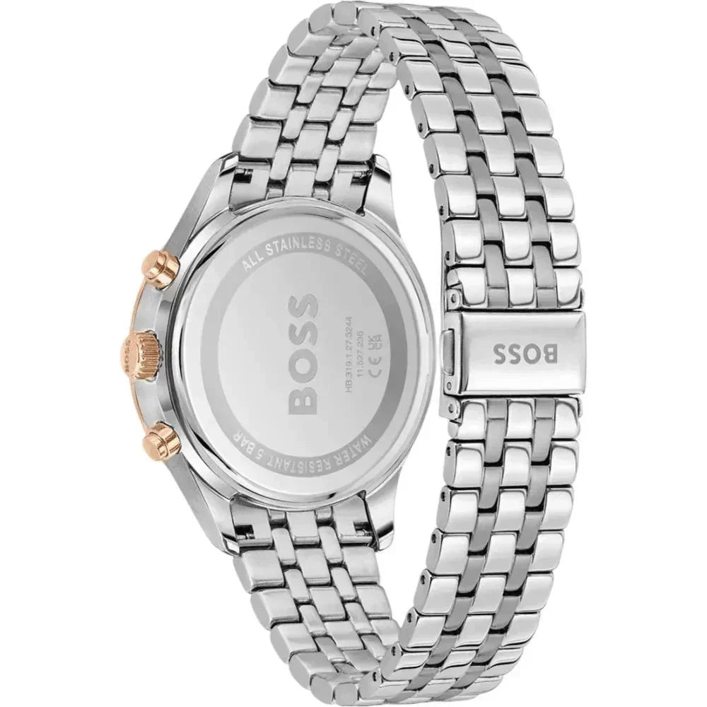 Hugo Boss Gray Stainless Steel Dress Watch