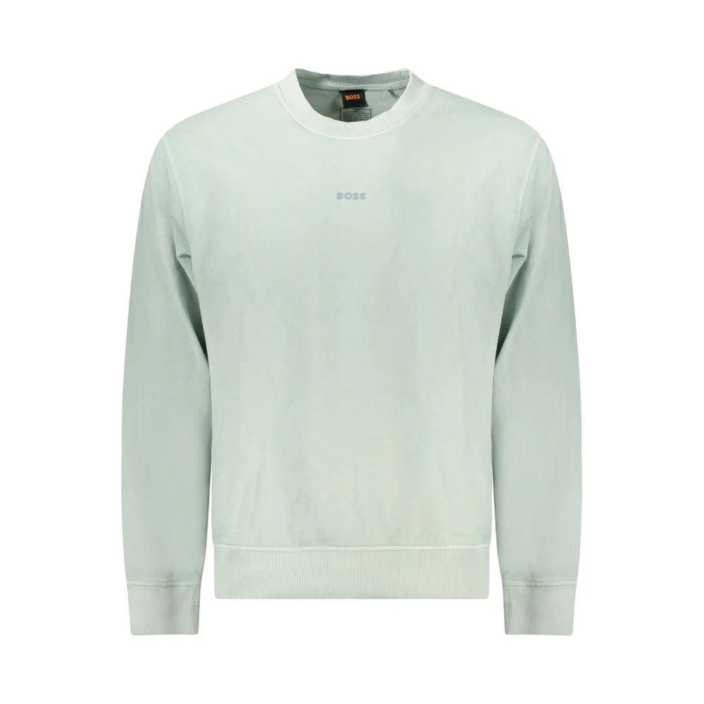 Hugo Boss Green Cotton Men Sweater - S