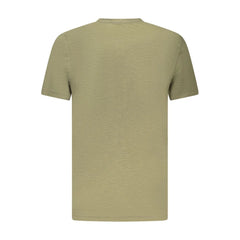 Hugo Boss Green Cotton Men T-Shirt - T-Shirts