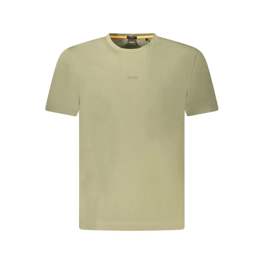 Hugo Boss Green Cotton Men TShirt - M - T-Shirts