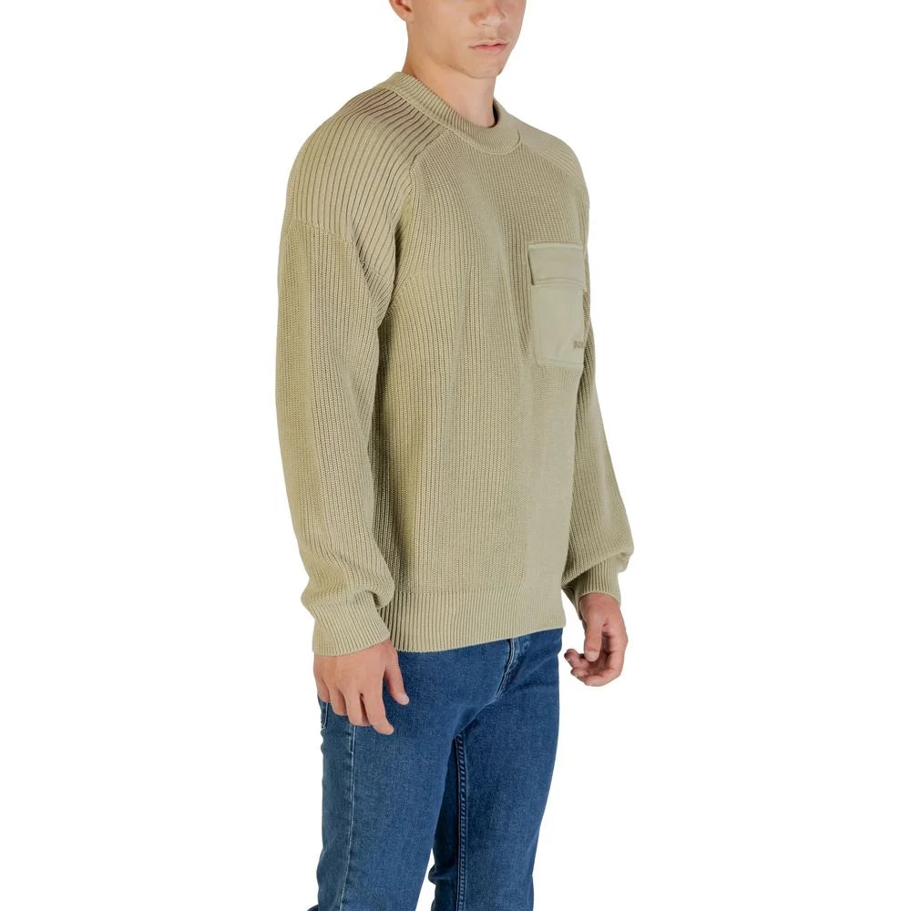 Hugo Boss Green Cotton Sweatshirt - IT54 | XXL - Sweatshirts