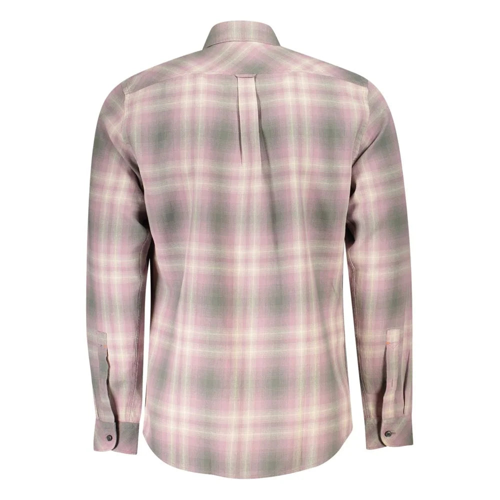 Hugo Boss Pink Cotton Men Shirt - Shirts