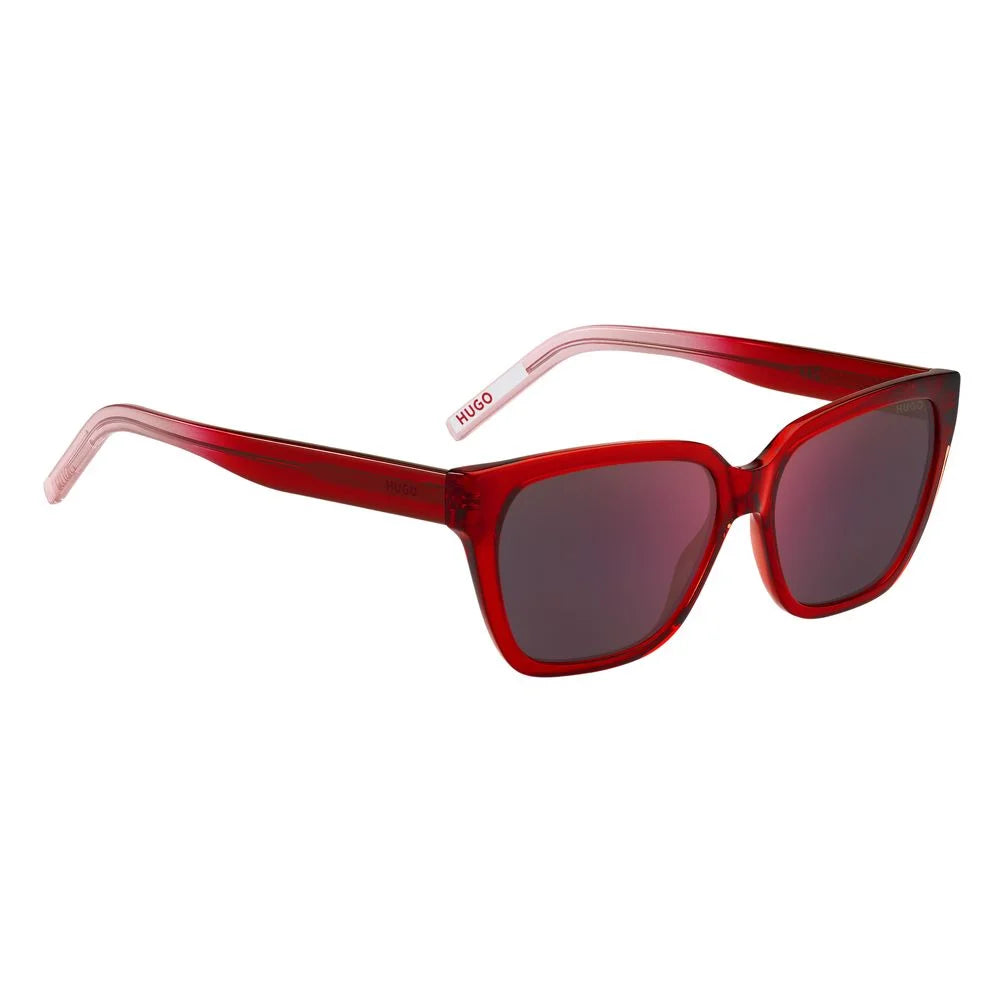 Hugo Boss Red Acetate Sunglasses - Sunglasses