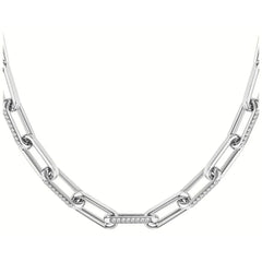 Hugo Boss Silver Stainless Steel Necklace - One Size