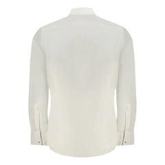 Hugo Boss White Cotton Men Shirt - S - Shirts