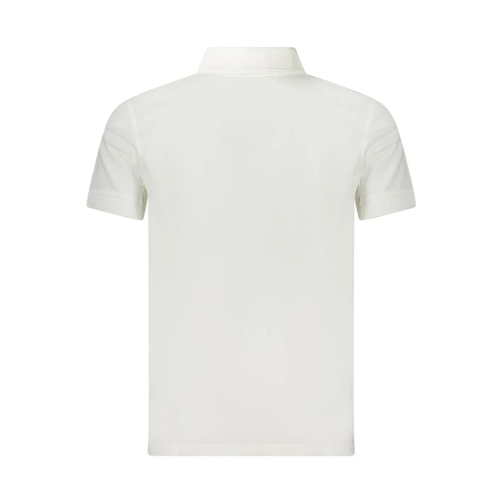 Hugo Boss White Cotton Polo Shirt - Polos