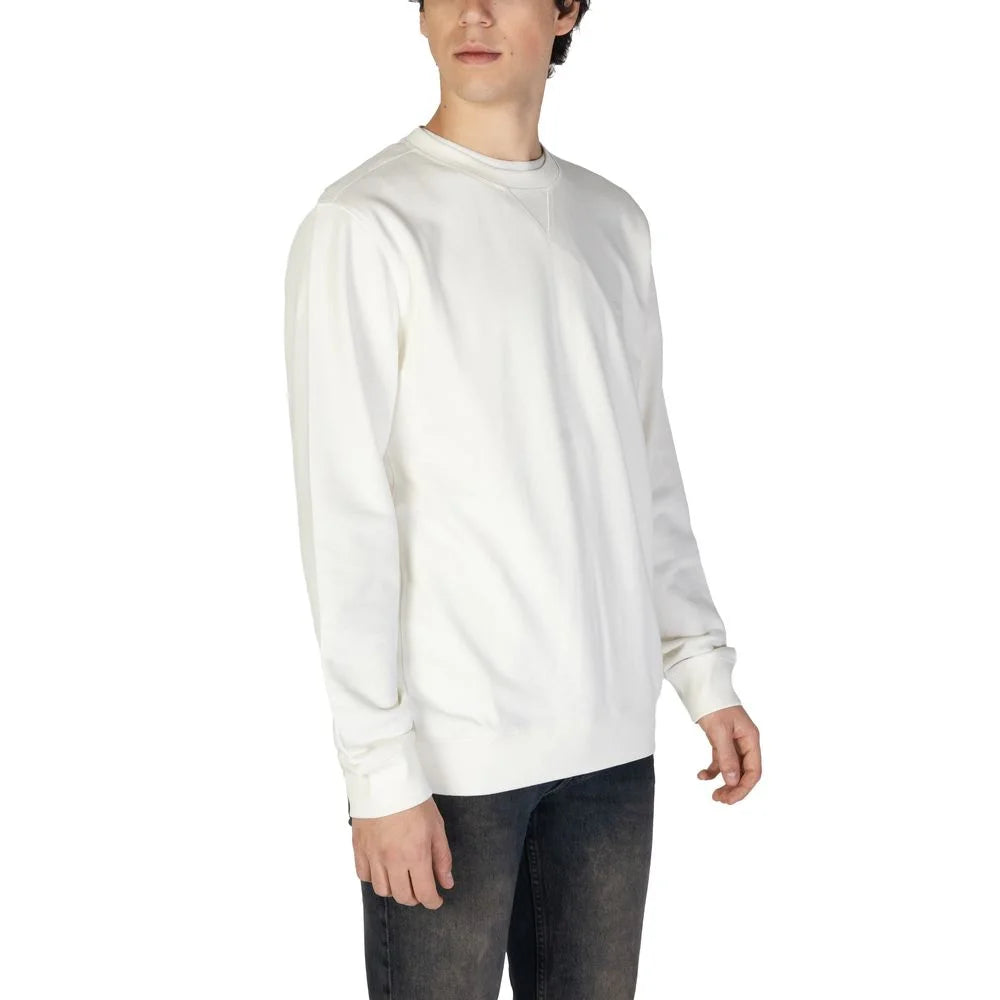 Hugo Boss White Cotton Sweatshirt - IT42 | XS