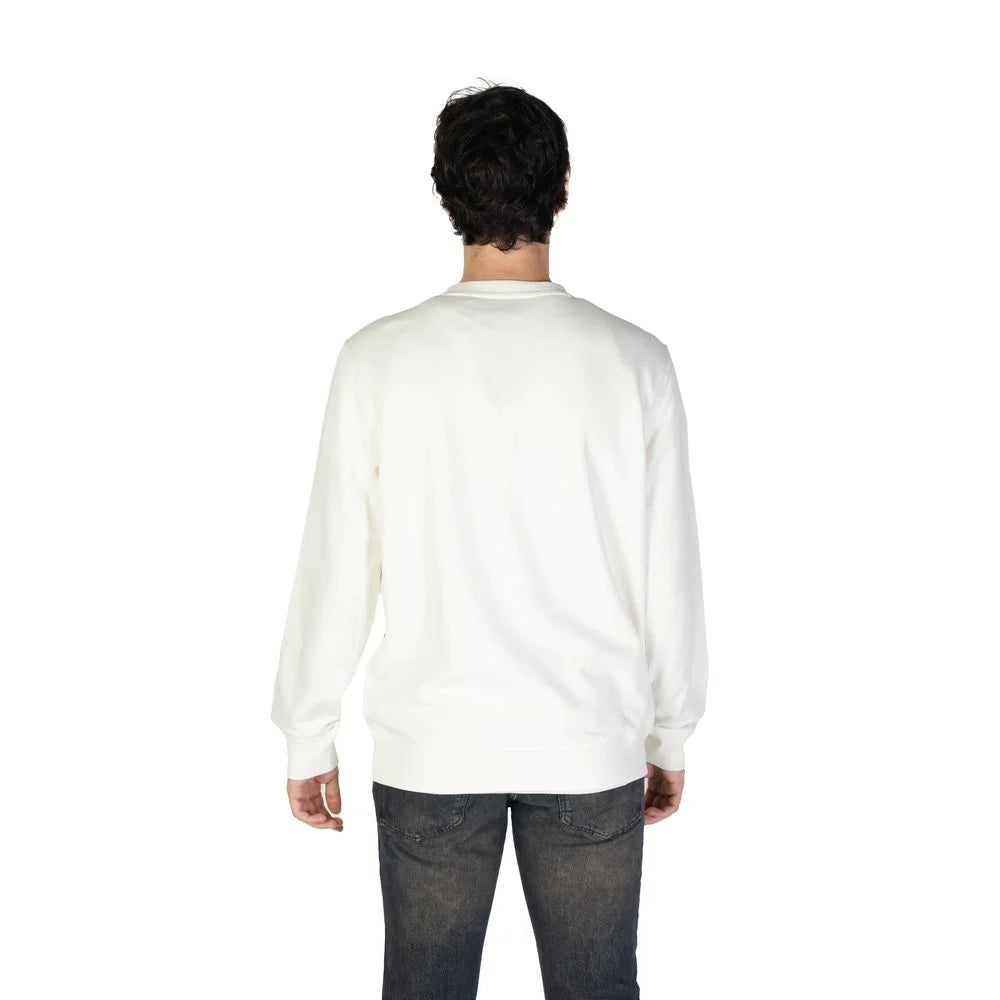 Hugo Boss White Cotton Sweatshirt - IT42 | XS