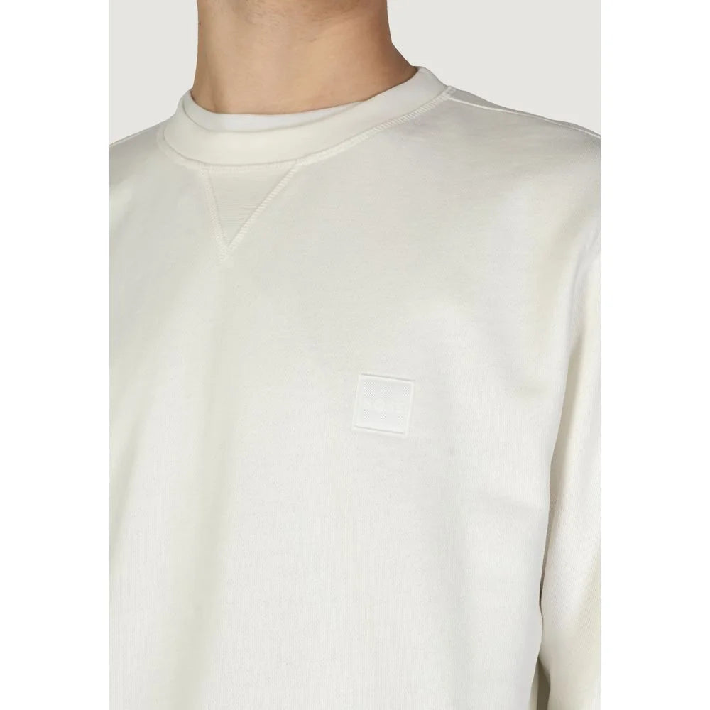 Hugo Boss White Cotton Sweatshirt - IT42 | XS