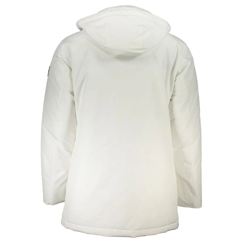 Hugo Boss White Polyamide Men Jacket - IT54 | XXL - Parkas
