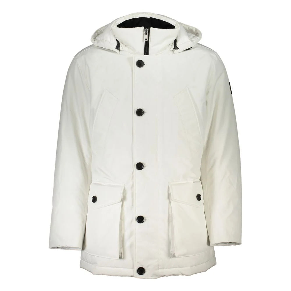 Hugo Boss White Polyamide Men’s Jacket - IT46 | S