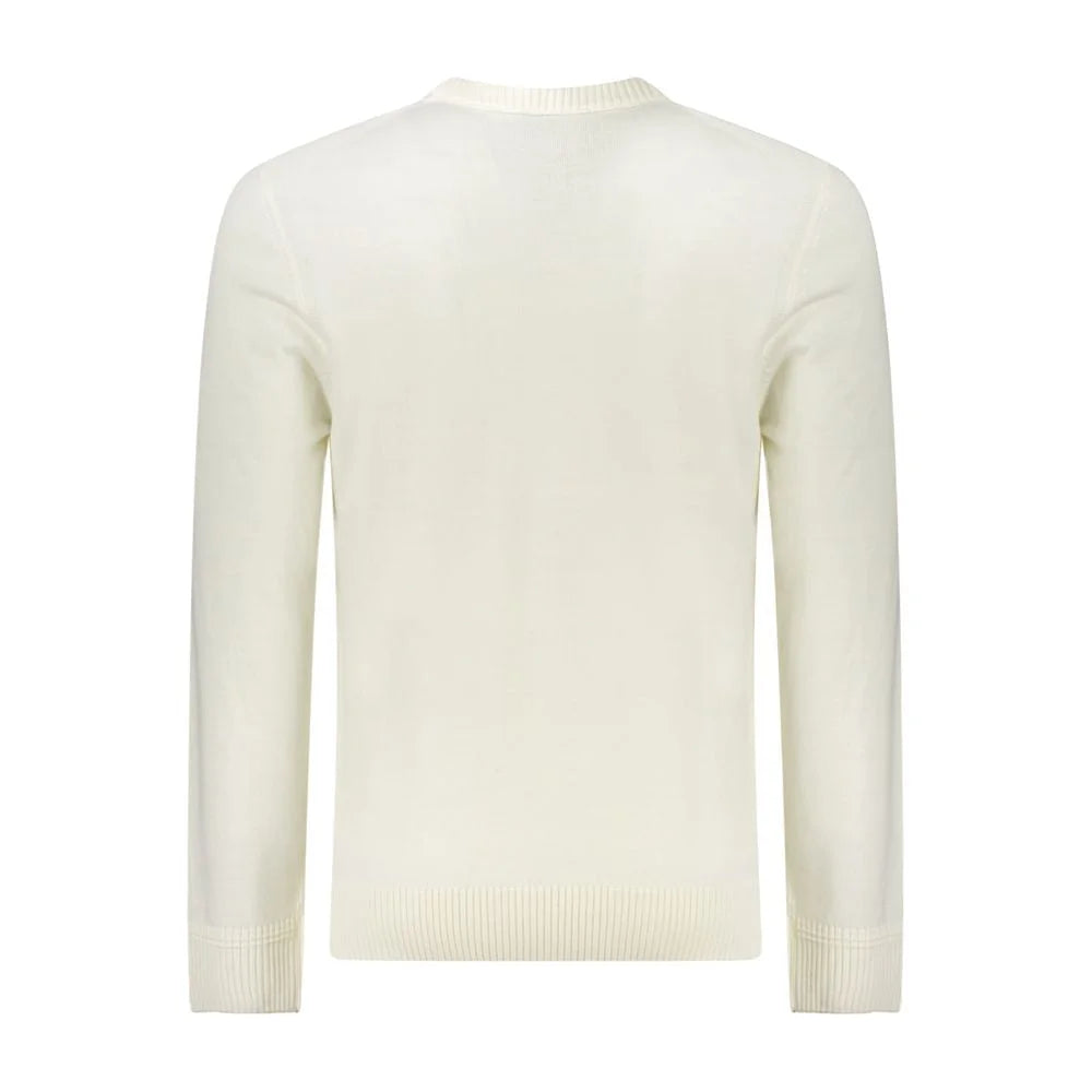 Hugo Boss White Wool Men Sweater - XXL