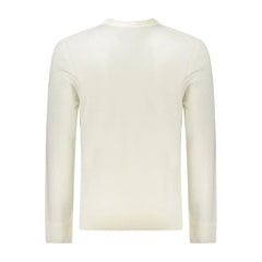 Hugo Boss White Wool Men Sweater - XXL