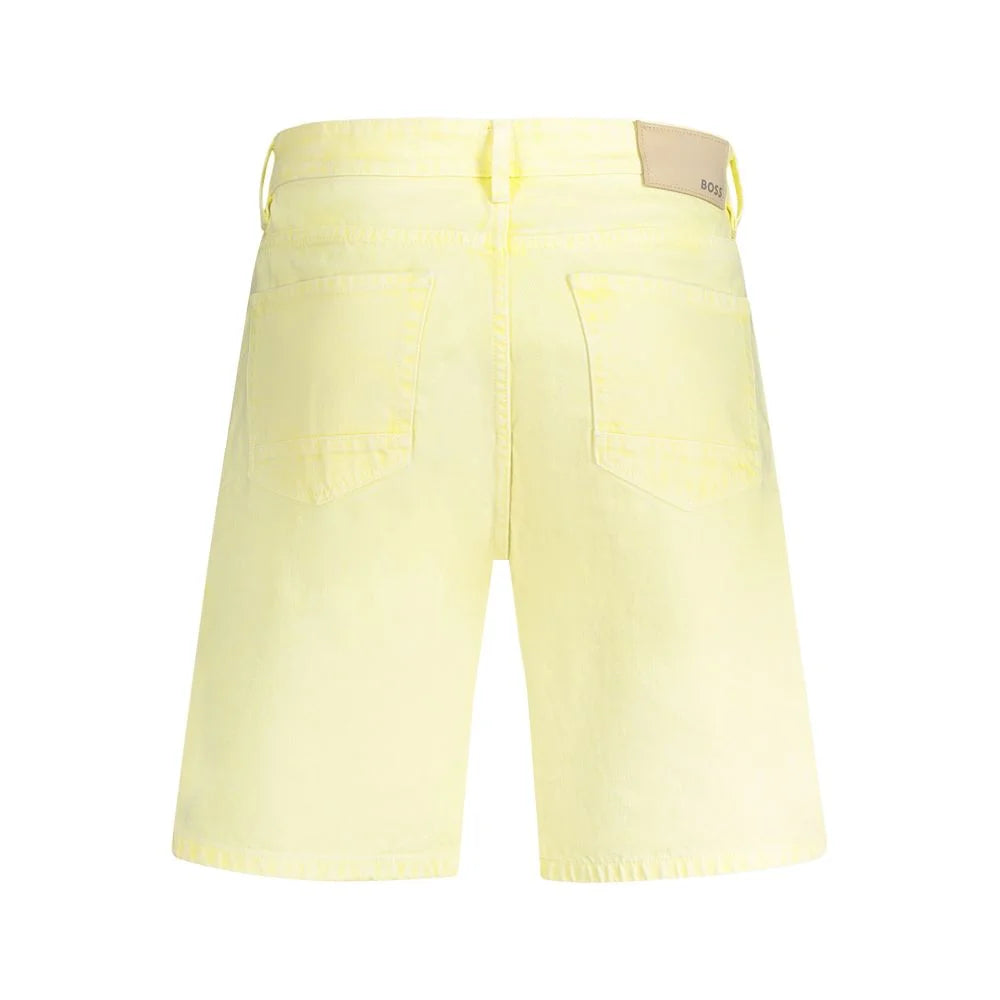Hugo Boss Yellow Cotton Short - W35