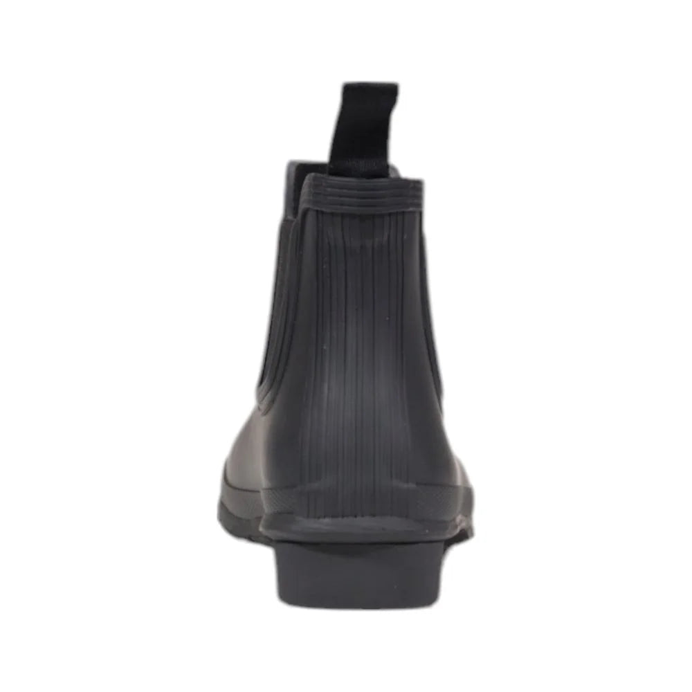 Hunter Black Recycled Polyester Ankle - Boots