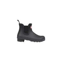 Hunter Black Recycled Polyester Ankle - Boots