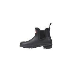 Hunter Black Recycled Polyester Ankle - Boots