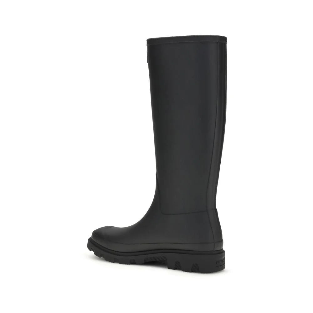 Hunter Black Rubber Rain Boots - EU37/US7 - Boots