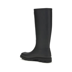 Hunter Black Rubber Rain Boots - EU37/US7 - Boots