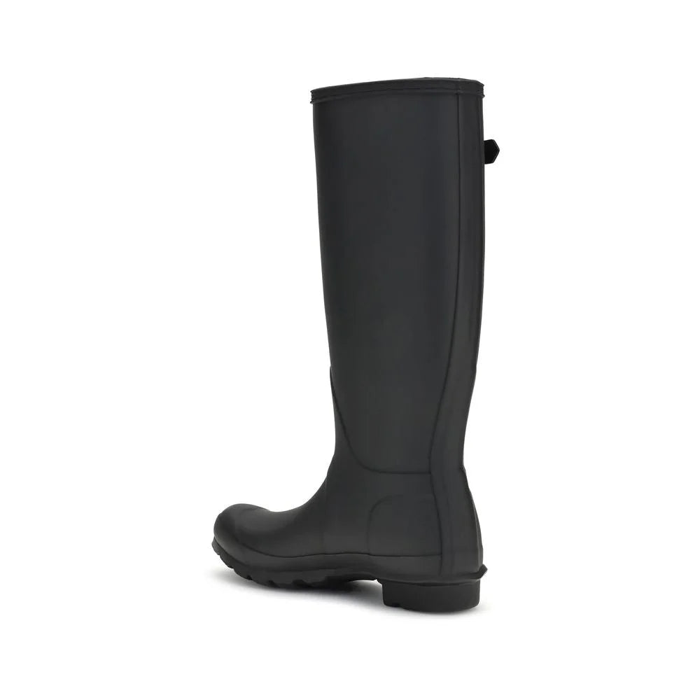 Hunter Black Rubber Rain Boots - EU39/US9