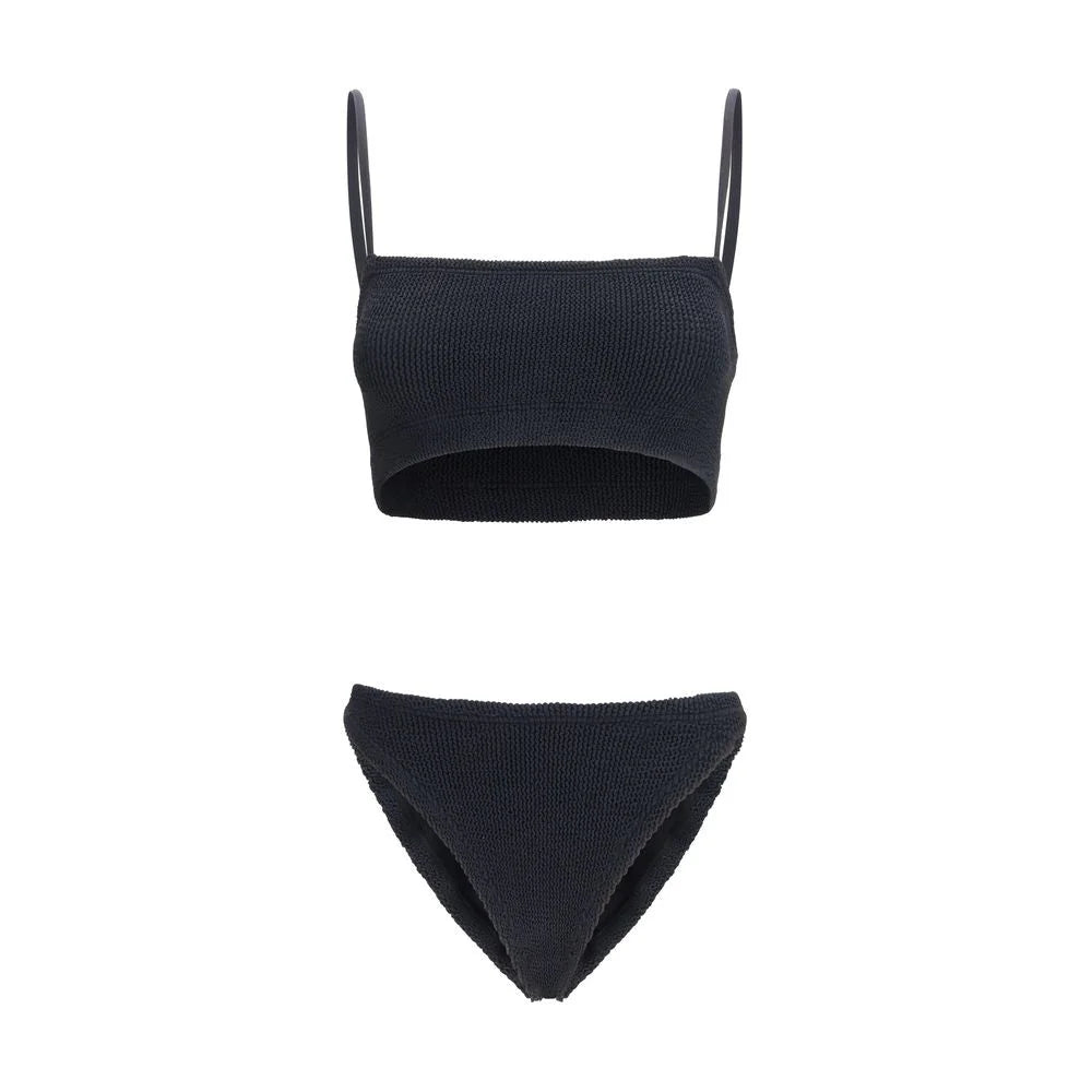 Hunza G Black Polyamide Bikini - One Size