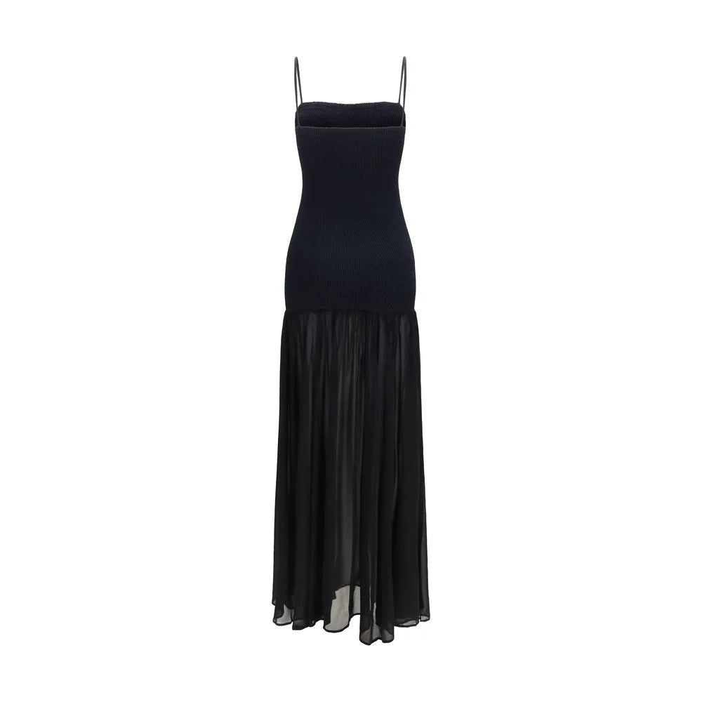 Hunza G Black Polyamide Casual Dress - One Size