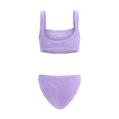 Hunza G Purple Polyamide Bikini - One Size
