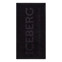 Iceberg Black Cotton Swimwear - One Size - Beach Towels
