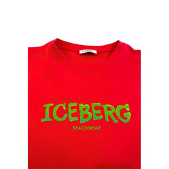Iceberg Red Cotton Men T-Shirt - T-Shirts