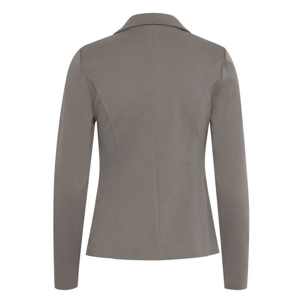 ICHI Beige Polyester Blazer - XL - Coats & Jackets