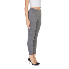 ICHI Black Polyester Skinny Pant - IT40|S