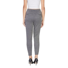 ICHI Black Polyester Skinny Pant - IT40|S